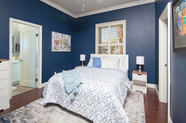 Bedroom, Interior, Wood Texture Flooring