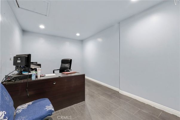Home Office, Interior, Recessed Lighting
