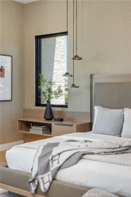 Bedroom, Interior, Pendant Lights