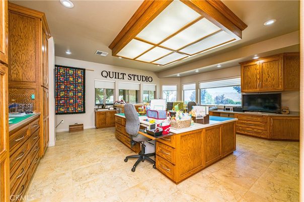 Home Office, Interior, Recessed Lighting