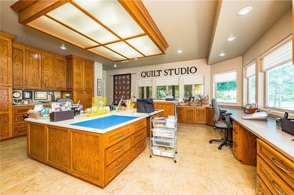 Home Office, Interior, Recessed Lighting