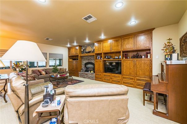 Fireplace, Interior, Living room, Recessed Lighting