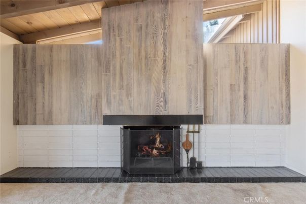 Fireplace, Interior, Wooden Beams, Wooden Ceilings, Wooden Walls