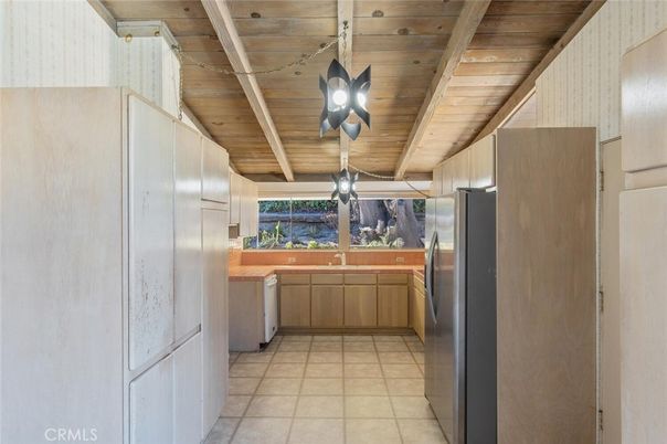 Interior, Kitchen, Stainless Steel Appliances, Wooden Beams, Wooden Ceilings, Wooden Walls