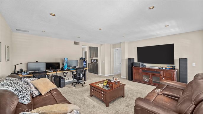 Home Office, Interior, Living room, Recessed Lighting