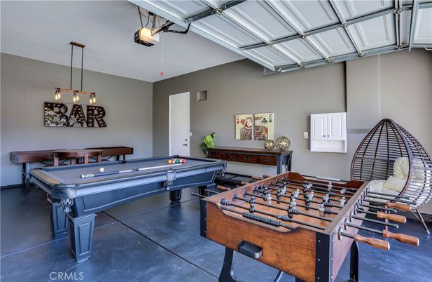 Billiard Table, Game Room, Interior, Pendant Lights