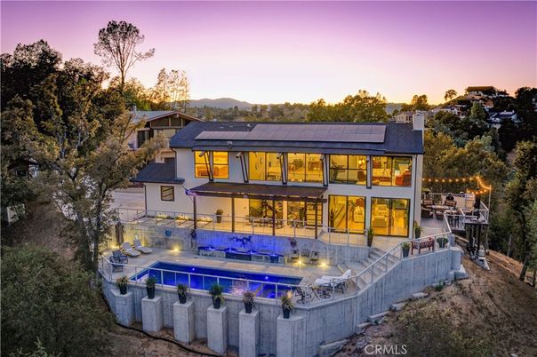 Exterior, Pool, Solar Panels