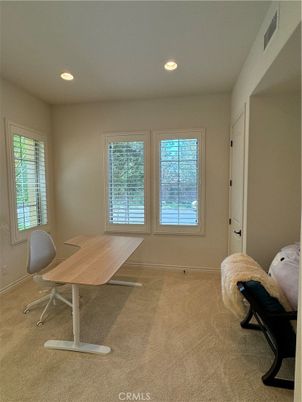 Home Office, Interior, Recessed Lighting