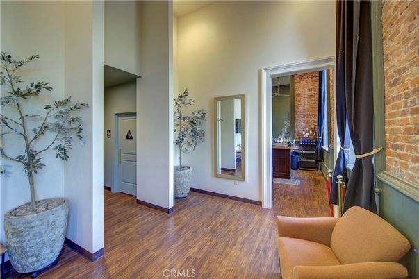 Interior, Stone Walls, Wood Texture Flooring