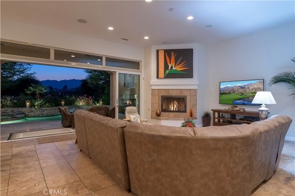 Fireplace, Interior, Living room, Recessed Lighting