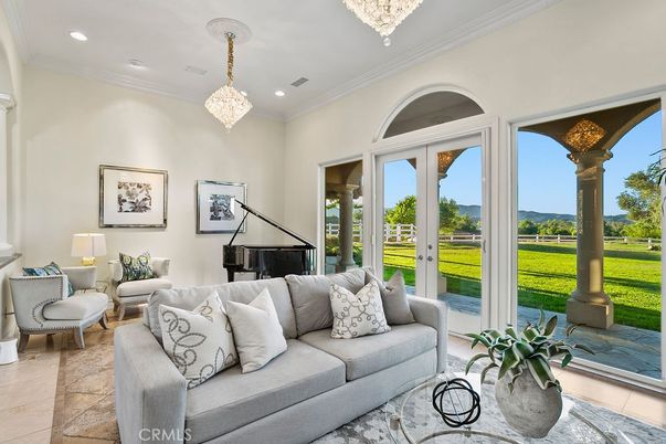 Chandelier, Interior, Living room, Piano, Recessed Lighting
