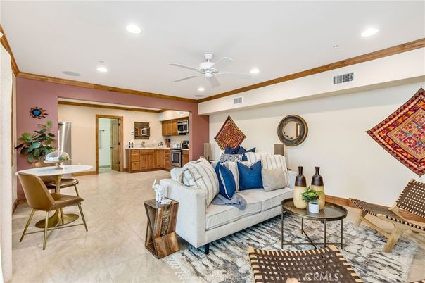 Interior, Kitchen, Living room, Recessed Lighting