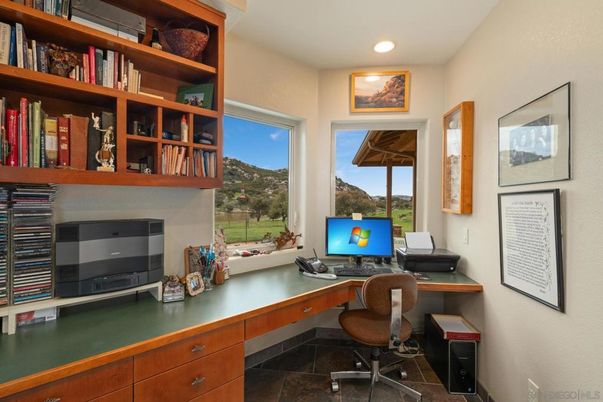 Home Office, Interior, Recessed Lighting