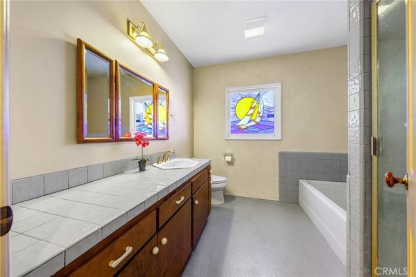 Bathroom, Dual Sink Vanities, Interior, Tile Countertops
