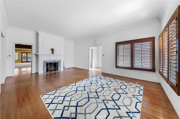 Empty room, Fireplace, Interior, Wood Texture Flooring