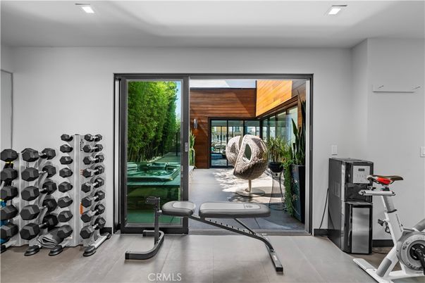 Fitness Equipment, Interior, Recessed Lighting