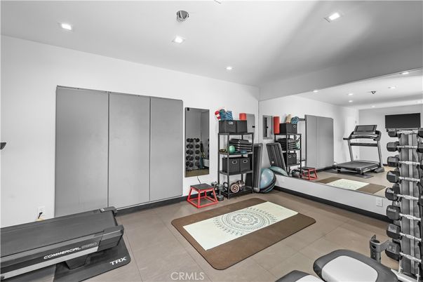 Fitness Equipment, Interior, Recessed Lighting