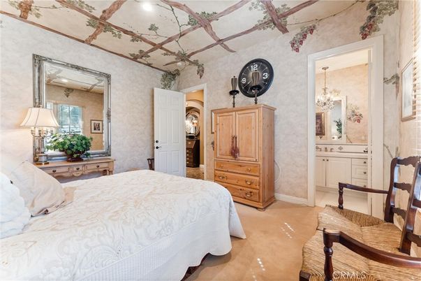 Bedroom, Chandelier, Interior