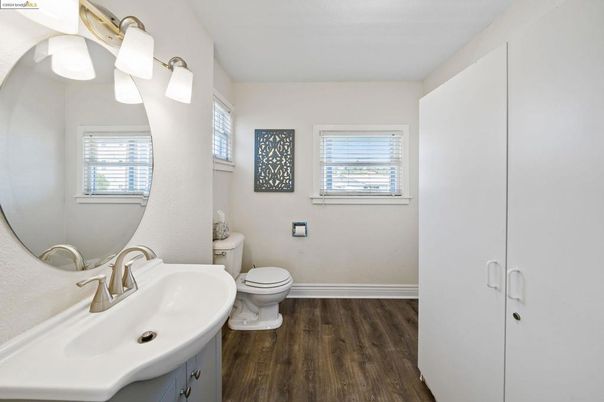 Bathroom, Interior, Wood Texture Flooring