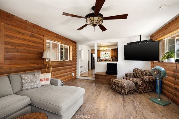 Interior, Living room, Wood Texture Flooring, Wooden Walls