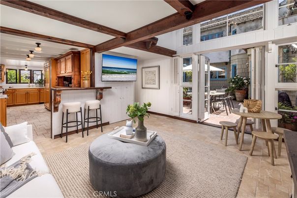 Dining room, Interior, Kitchen, Wooden Beams