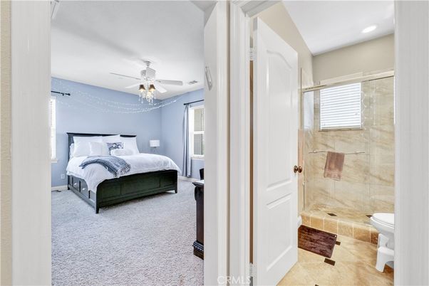 Bathroom, Bedroom, Glass Shower, Interior, Recessed Lighting
