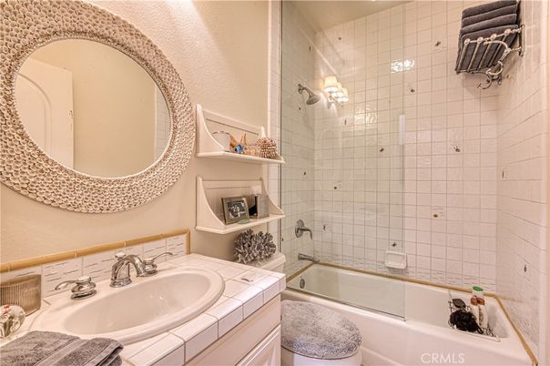 Bathroom, Glass Shower, Interior, Tile Countertops