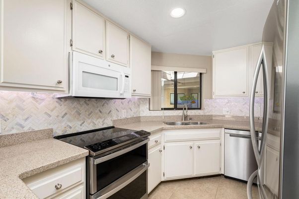 Interior, Kitchen, Recessed Lighting, Stainless Steel Appliances
