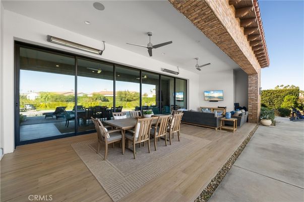 Dining room, Interior, Living room, Recessed Lighting, Wood Texture Flooring