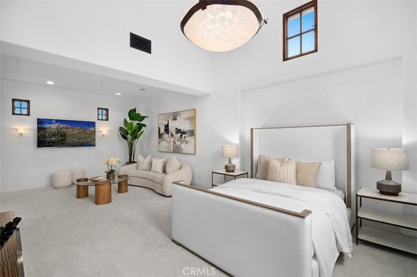 Bedroom, Interior, Recessed Lighting