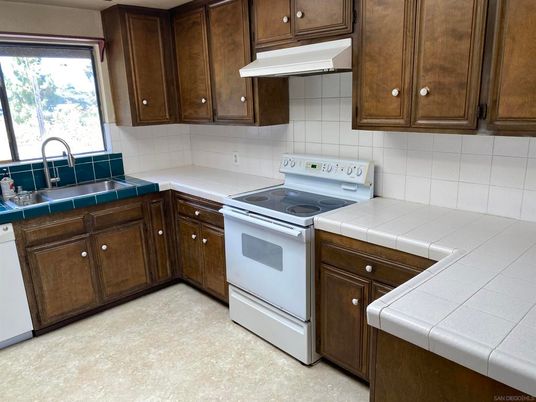 Interior, Kitchen, Tile Countertops