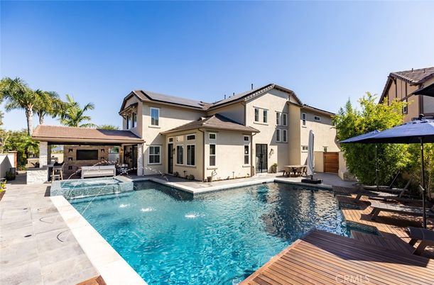 Exterior, Pool, Solar Panels