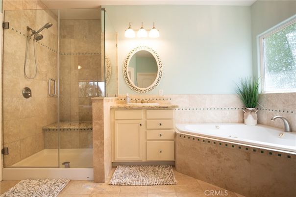 Bathroom, Dual Sink Vanities, Glass Shower, Interior