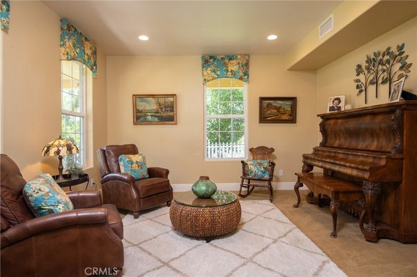 Interior, Living room, Piano, Recessed Lighting