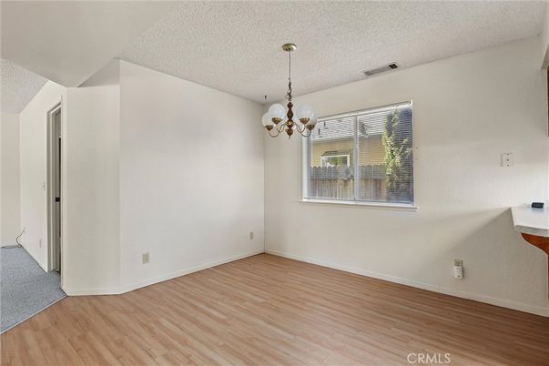 Chandelier, Empty room, Interior, Pendant Lights, Wood Texture Flooring
