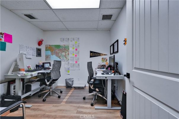 Home Office, Interior, Wood Texture Flooring