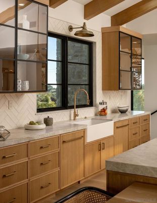 Interior, Kitchen, Wooden Beams