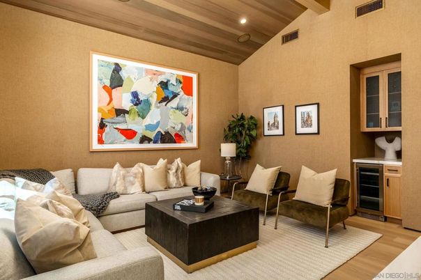 Interior, Living room, Recessed Lighting, Wooden Ceilings, Wood Texture Flooring