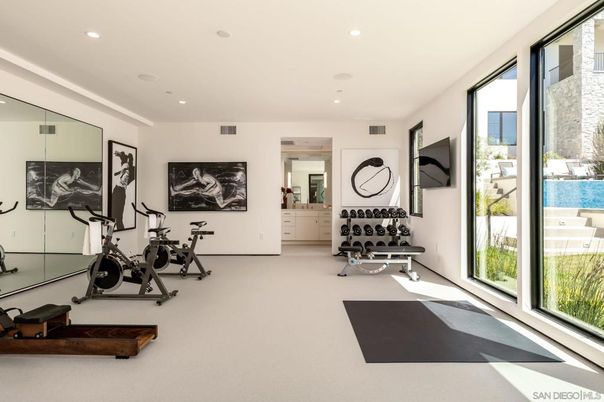 Fitness Equipment, Interior, Recessed Lighting
