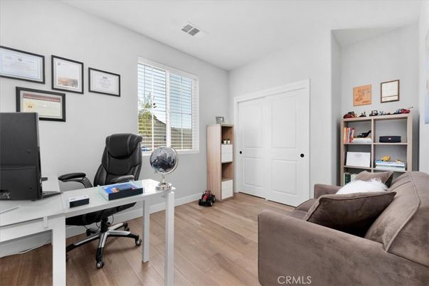 Home Office, Interior, Wood Texture Flooring