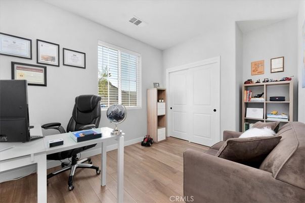 Home Office, Interior, Wood Texture Flooring