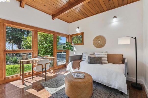 Bedroom, Interior, Wooden Beams, Wooden Ceilings, Wood Texture Flooring