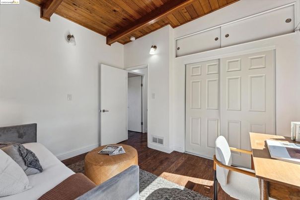 Home Office, Interior, Wooden Beams, Wooden Ceilings, Wood Texture Flooring