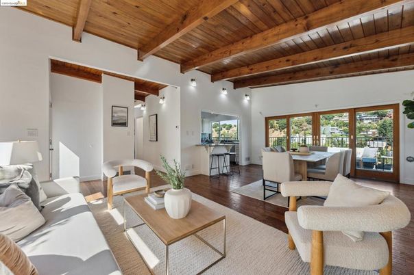 Dining room, Interior, Living room, Wooden Beams, Wooden Ceilings, Wood Texture Flooring