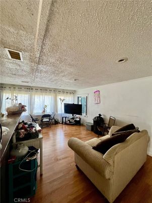 Dining room, Interior, Living room, Recessed Lighting, Wood Texture Flooring
