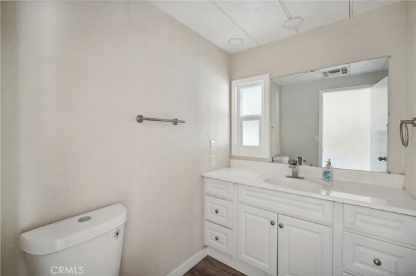 Bathroom, Dual Sink Vanities, Interior, Wood Texture Flooring
