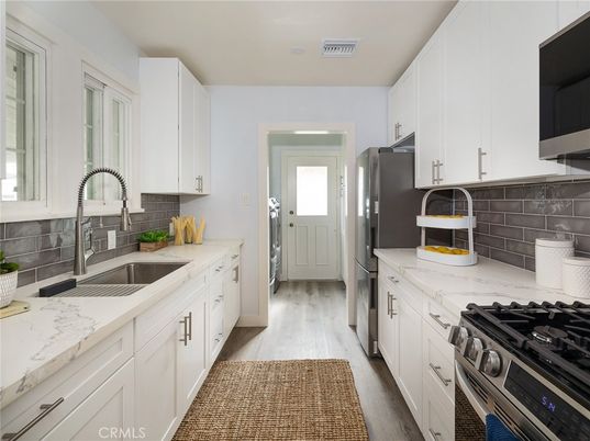 Interior, Kitchen, Wood Texture Flooring