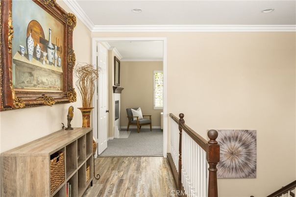 Fireplace, Interior, Recessed Lighting, Wood Texture Flooring