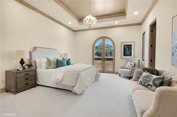 Bedroom, Interior, Pendant Lights, Recessed Lighting
