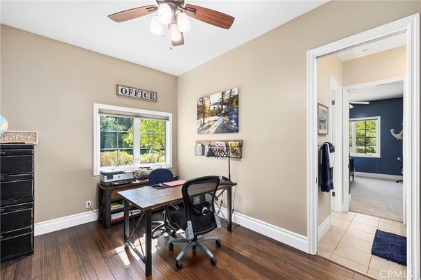 Home Office, Interior, Wood Texture Flooring
